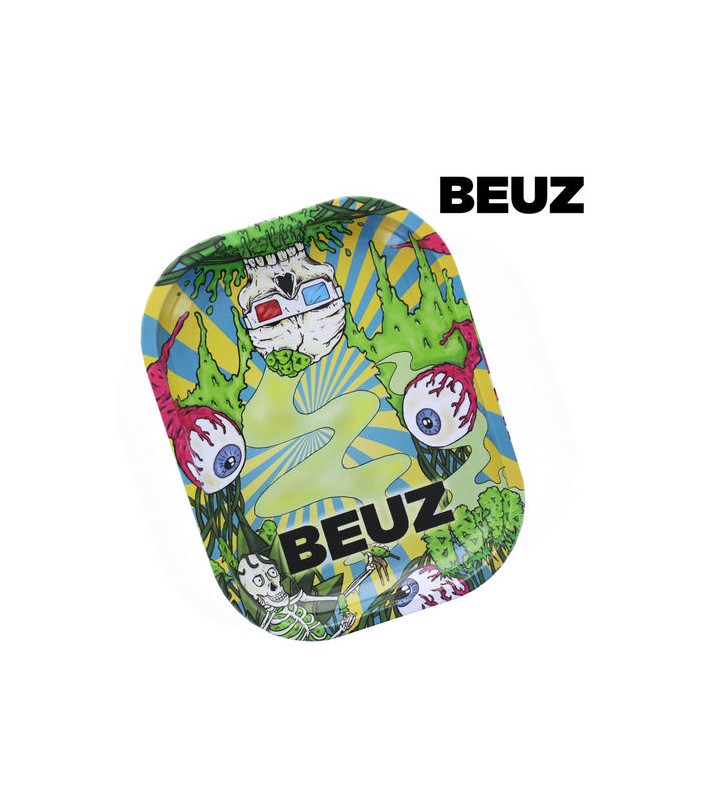 BEUZ - Plateau de roulage Skeleton métal 18x14cm