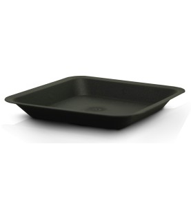 Soucoupe noire  33.5 x 33.5 cm (Ltr 25) (SV30)