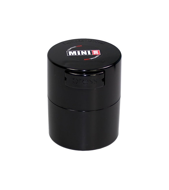 Boite MINIVAC Couvercle Noir / Corps Noir 0.12L 40g