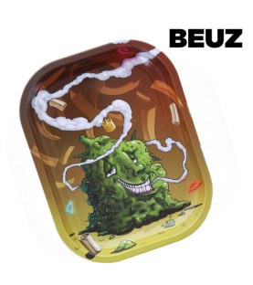 BEUZ - Plateau de roulage Buds métal 18x14cm