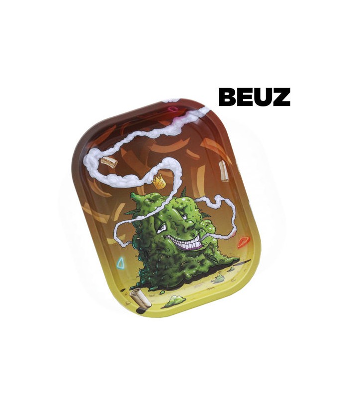 BEUZ - Plateau de roulage Buds métal 18x14cm