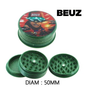 BEUZ - Moulin DJ Beuz 50mm en 3 parties avec réservoir / en chanvre