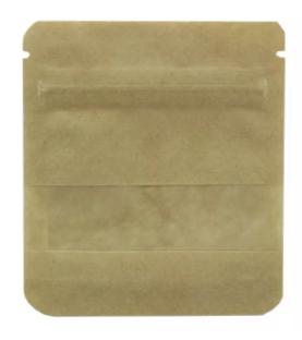 Sachets de Kraft avec fenêtre 92x82mm