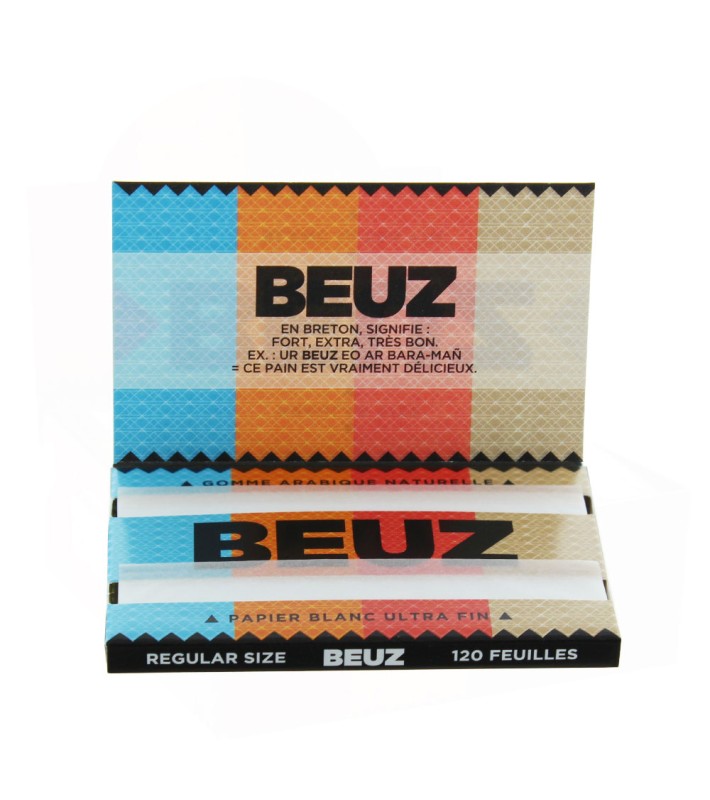 BEUZ - Carnet de feuilles régular blanches